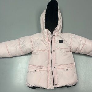 Calvin Klein Jeans Black Faux Fur Jacket